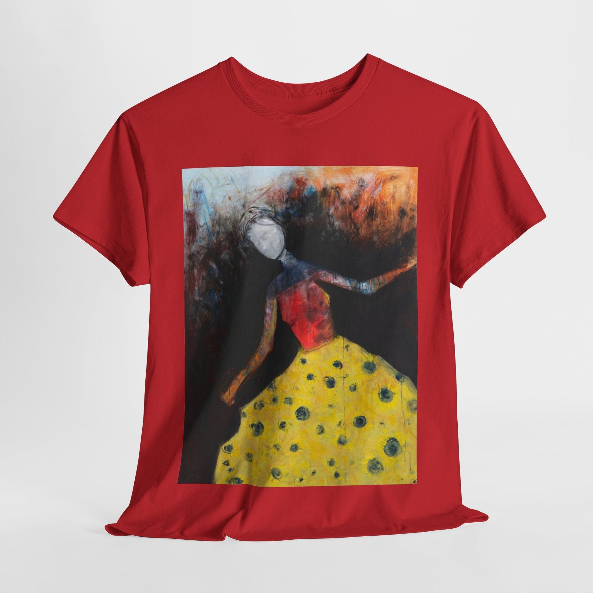 "The Dancer" Artistry in Threads Series T-Shirt | April 2024 Collection - Printify - Art Box Gallery